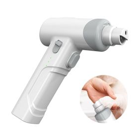 Cat Nail Clippers & Dog Nail Clippers Trimmers For Large Medium Small Dogs Cats Claw Trimmer Quick Sensor And Safety Guard USB Rechargeable With (Option: White)