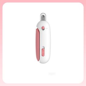 Cat Nail Scissors With Gravity Push Scissors (Option: Chinese Version Packaging-Pink)