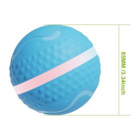 Smart Interactive Dog Toys, Automatic Moving Ball With Lighting Modes,  Interactive Dog Toys For Dog Enrichment & Stimulation, Motion Activated R (Option: Blue)